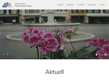 Tablet Screenshot of frauenverein-nidau.ch